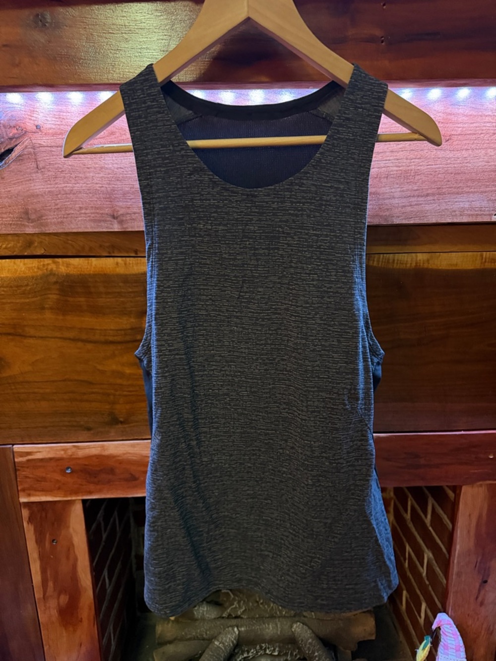 Lululemon Mens Heathered Gray Tank Top, Size Small
